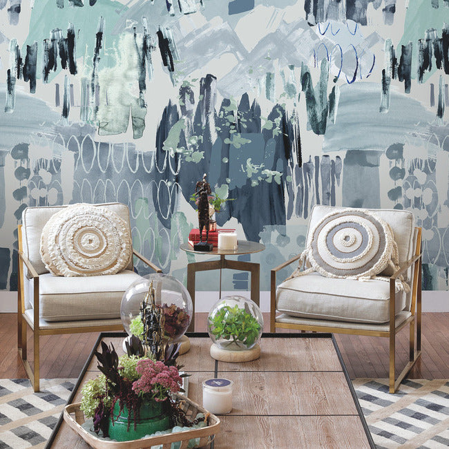 Tamara Day Abstraction Wallpaper Mural Wall Murals RoomMates   