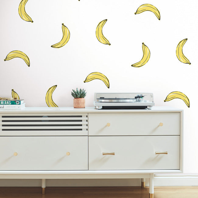 Mr. Kate Banana Print Peel & Stick Wallpaper Peel and Stick Wallpaper RoomMates   