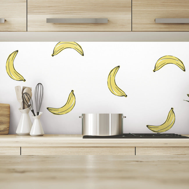 Mr. Kate Banana Print Peel & Stick Wallpaper Peel and Stick Wallpaper RoomMates   