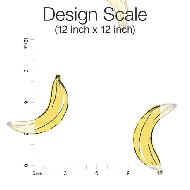 Mr. Kate Banana Print Peel & Stick Wallpaper Peel and Stick Wallpaper RoomMates   