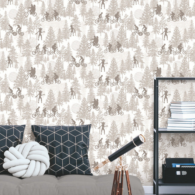 Netflix Stranger Things Hawkins Woods Wallpaper Peel and Stick Wallpaper RoomMates Decor   