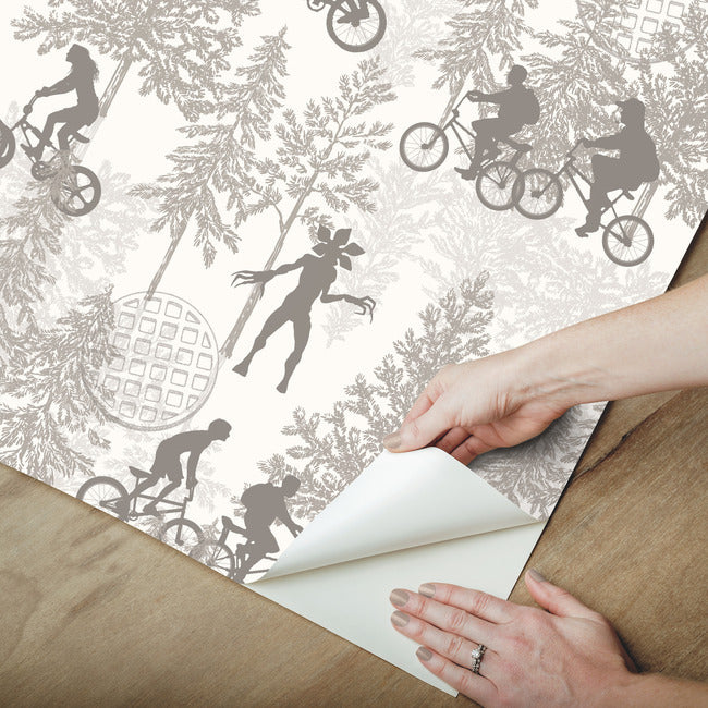 Netflix Stranger Things Hawkins Woods Wallpaper Peel and Stick Wallpaper RoomMates Decor   