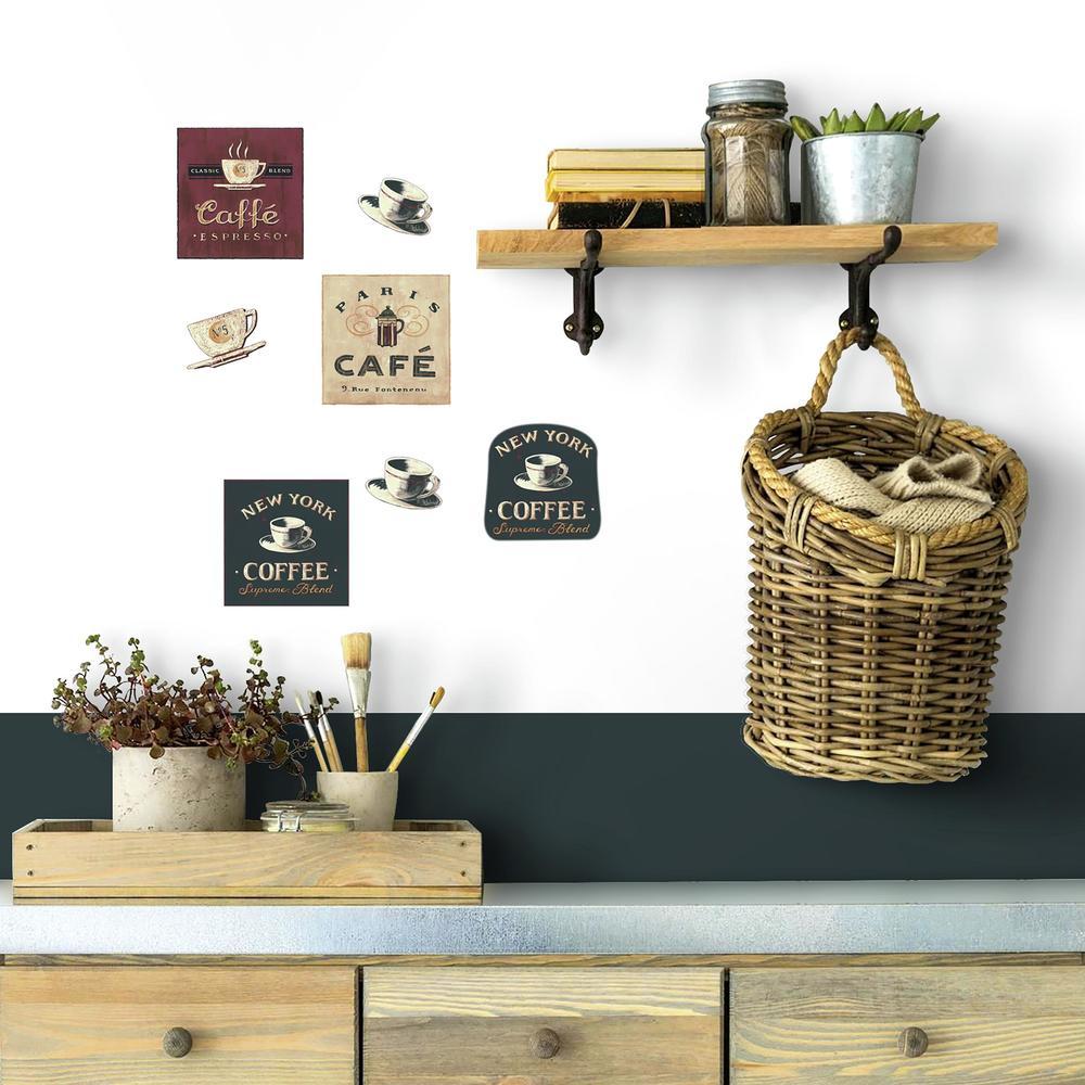 Coffee House Wall Decals Wall Decals RoomMates   