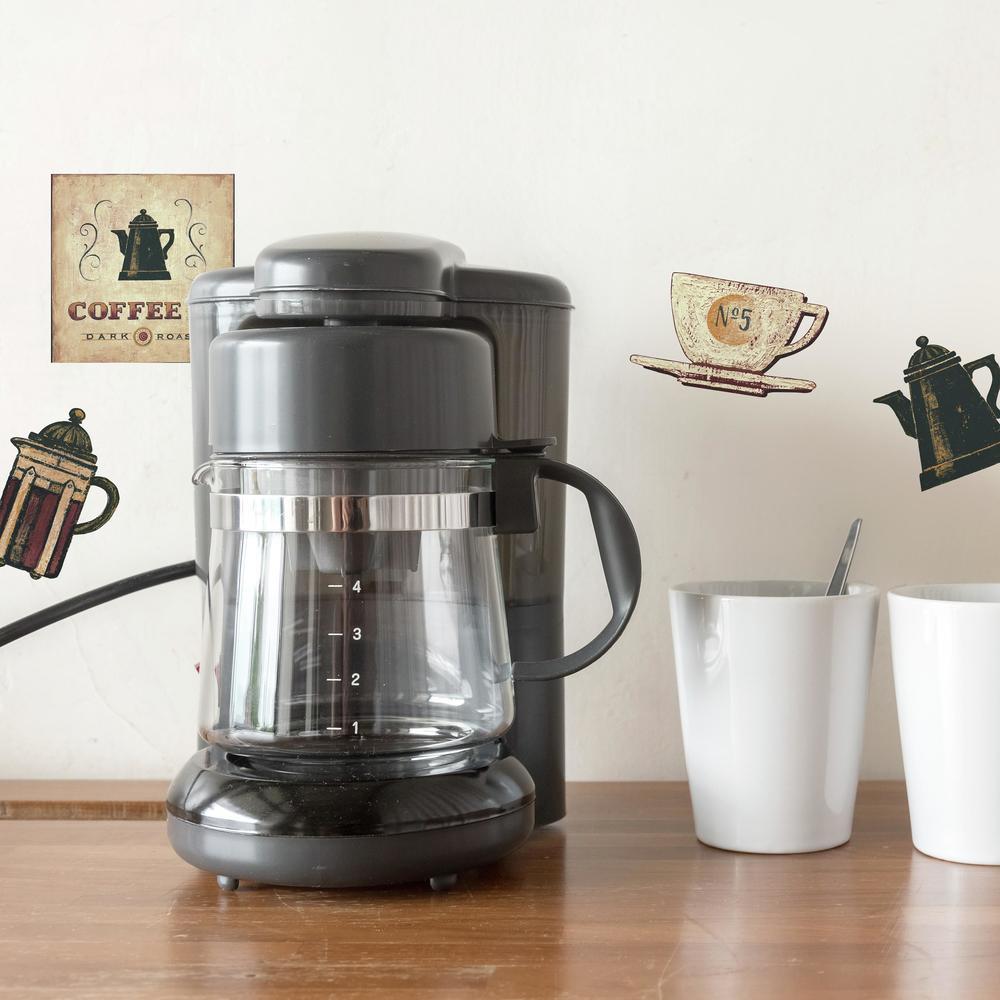Coffee House Wall Decals Wall Decals RoomMates   