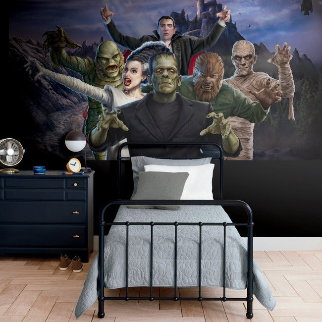 Universal Monsters Iconic Peel and Stick Wallpaper Mural Wall Murals RoomMates   
