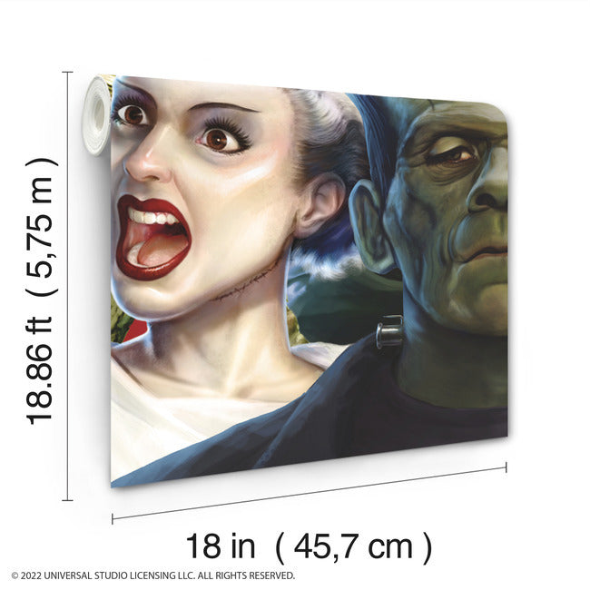 Universal Monsters Iconic Peel and Stick Wallpaper Mural Wall Murals RoomMates   