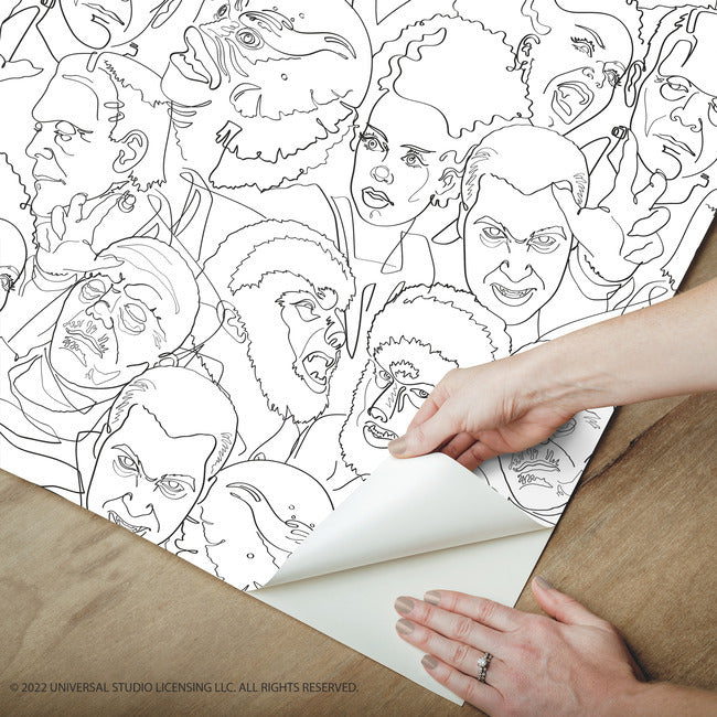 Classic Universal Monsters Peel And Stick Wallpaper Peel and Stick Wallpaper RoomMates   