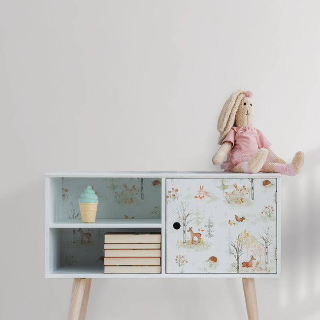 Clara Jean Woodland Scene Peel and Stick Wallpaper Peel and Stick Wallpaper RoomMates   
