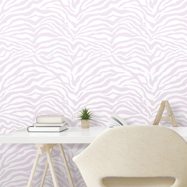 Zebra Peel and Stick Wallpaper Peel and Stick Wallpaper RoomMates   