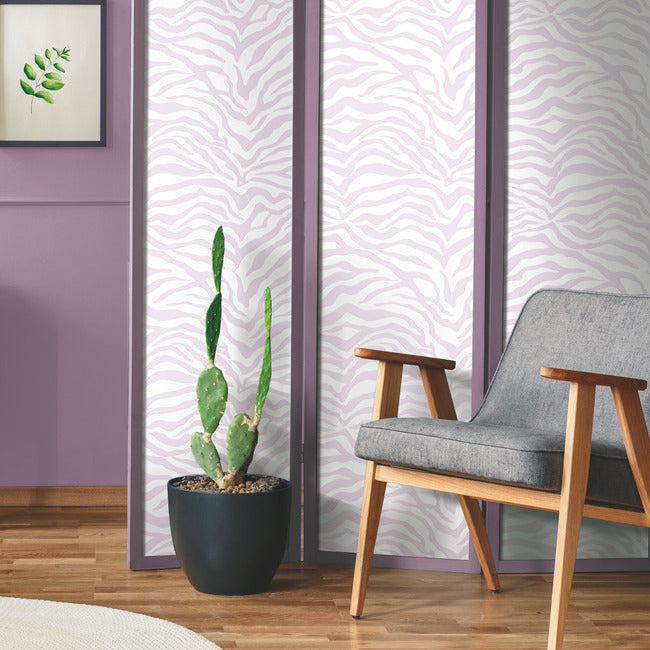 Zebra Peel and Stick Wallpaper Peel and Stick Wallpaper RoomMates   