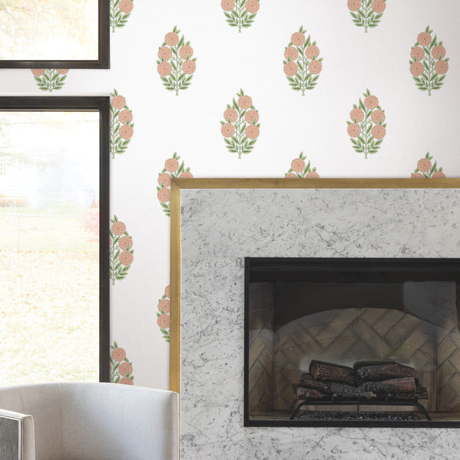 Tamara Day Dutch Floral Wallpaper Peel and Stick Wallpaper RoomMates   