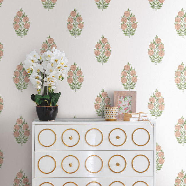 Tamara Day Dutch Floral Wallpaper Peel and Stick Wallpaper RoomMates   