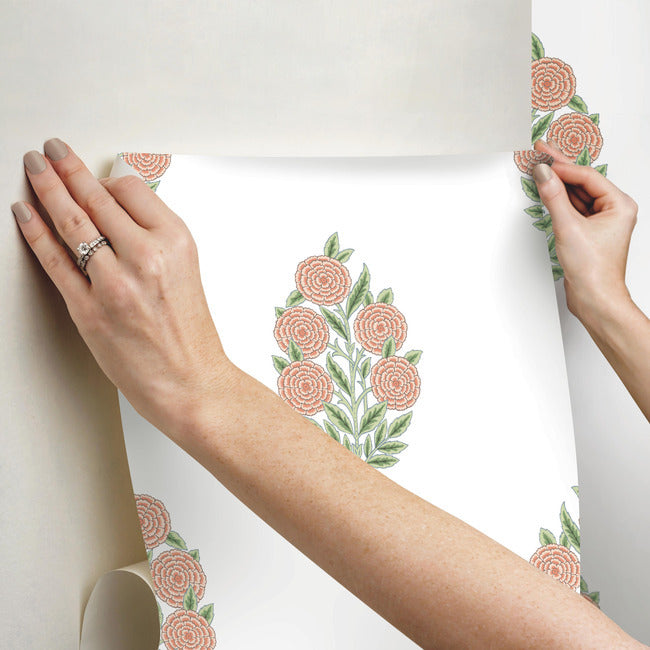 Tamara Day Dutch Floral Wallpaper Peel and Stick Wallpaper RoomMates   