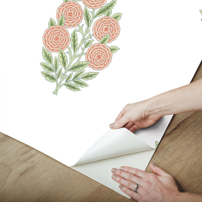 Tamara Day Dutch Floral Wallpaper Peel and Stick Wallpaper RoomMates   