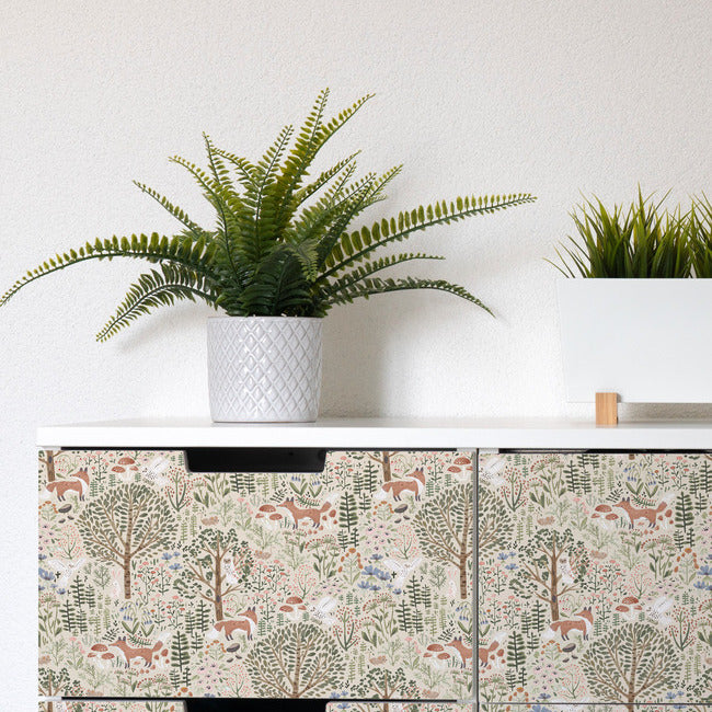 Clara Jean Folklore Forest Peel and Stick Wallpaper Peel and Stick Wallpaper RoomMates   