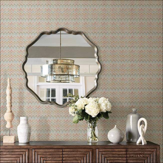 Waverly Heartbeat Peel & Stick Wallpaper Peel and Stick Wallpaper RoomMates   