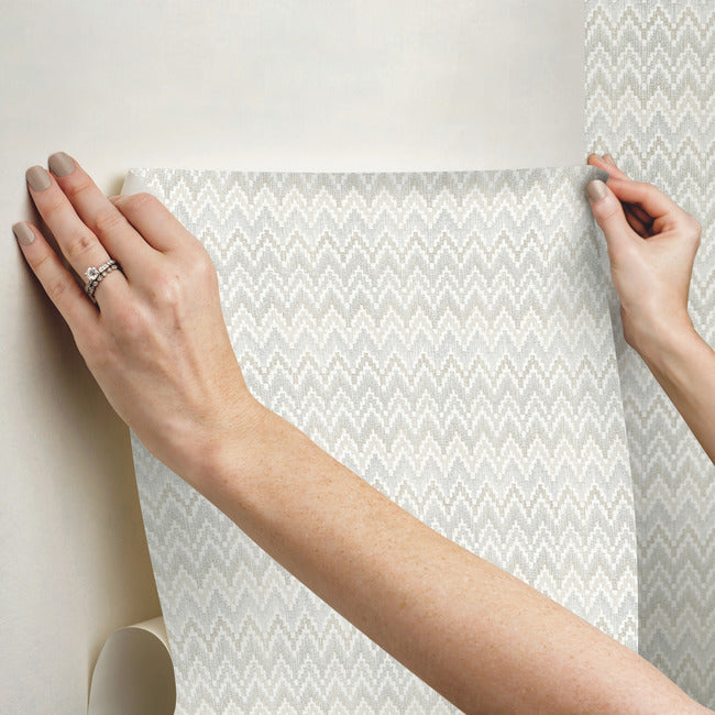 Waverly Heartbeat Peel & Stick Wallpaper Peel and Stick Wallpaper RoomMates   