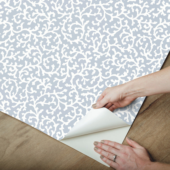 Waverly Savoy Peel & Stick Wallpaper Peel and Stick Wallpaper RoomMates   