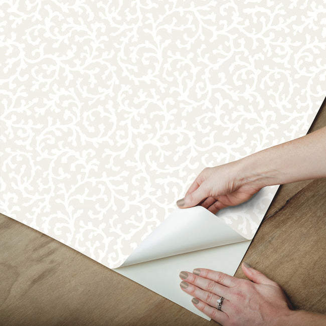 Waverly Savoy Peel & Stick Wallpaper Peel and Stick Wallpaper RoomMates   