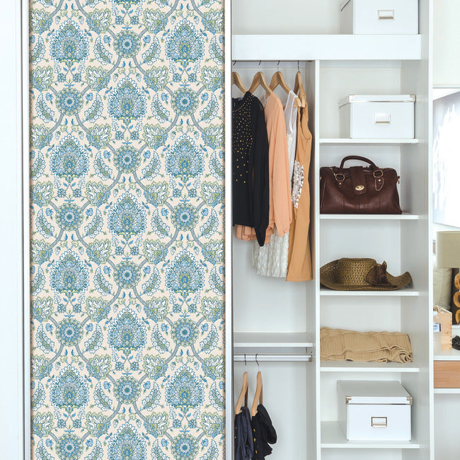 Waverly Clifton Hall Peel & Stick Wallpaper Peel and Stick Wallpaper RoomMates   