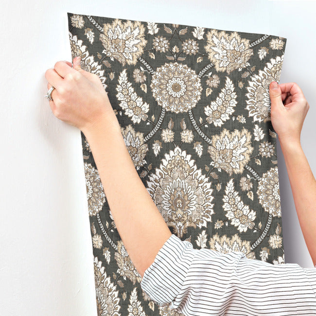 Waverly Clifton Hall Peel & Stick Wallpaper Peel and Stick Wallpaper RoomMates   