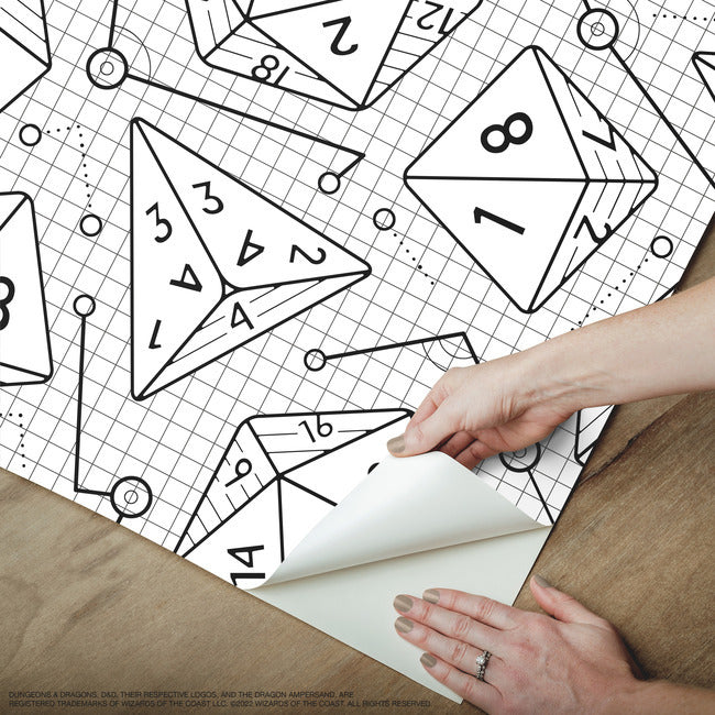 Dungeons & Dragons Peel & Stick Wallpaper Peel and Stick Wallpaper RoomMates   