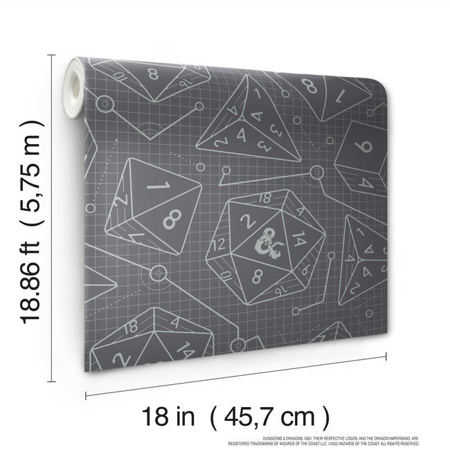 Dungeons & Dragons Peel & Stick Wallpaper Peel and Stick Wallpaper RoomMates   