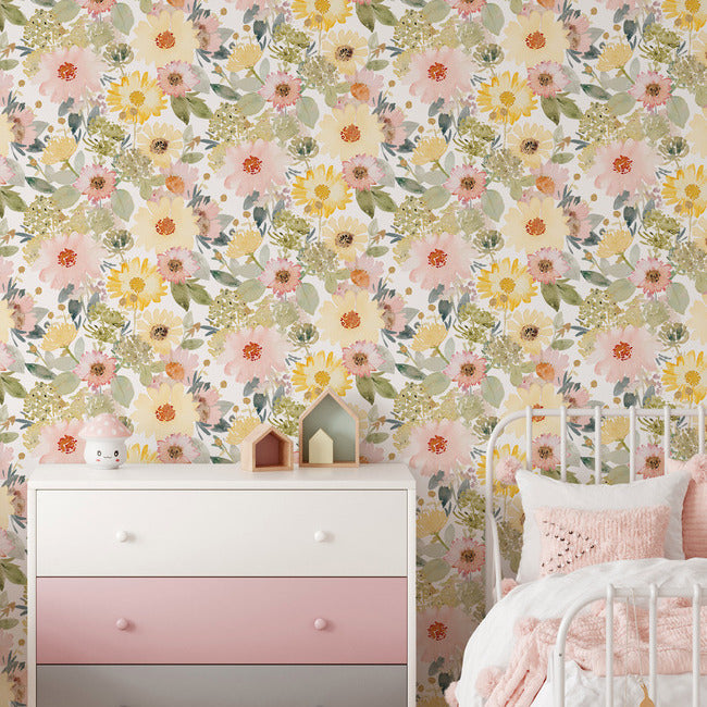 Clara Jean Southern Charm Peel & Stick Wallpaper Peel and Stick Wallpaper RoomMates   