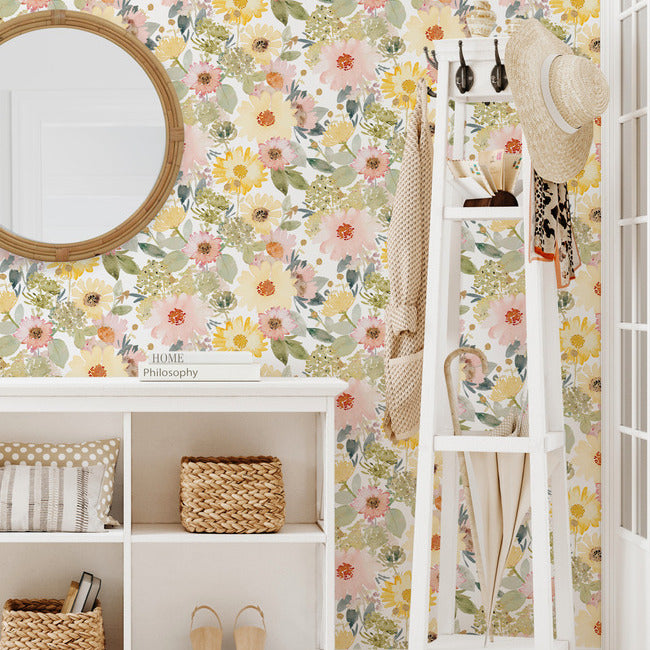 Clara Jean Southern Charm Peel & Stick Wallpaper Peel and Stick Wallpaper RoomMates   