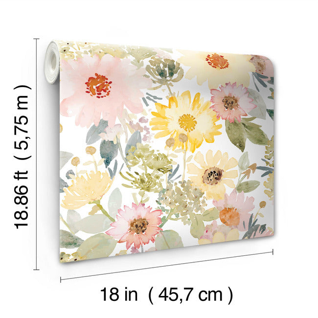 Clara Jean Southern Charm Peel & Stick Wallpaper Peel and Stick Wallpaper RoomMates   