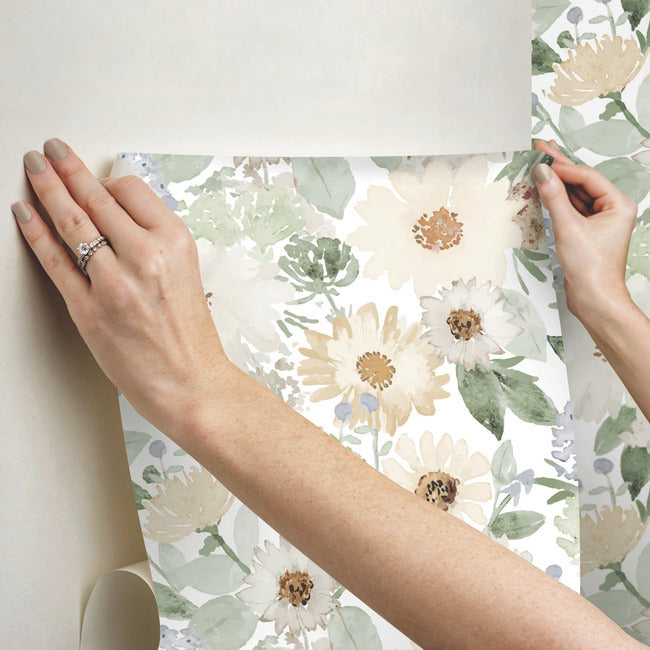 Clara Jean Southern Charm Peel & Stick Wallpaper Peel and Stick Wallpaper RoomMates   