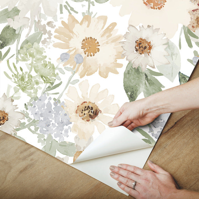 Clara Jean Southern Charm Peel & Stick Wallpaper Peel and Stick Wallpaper RoomMates   
