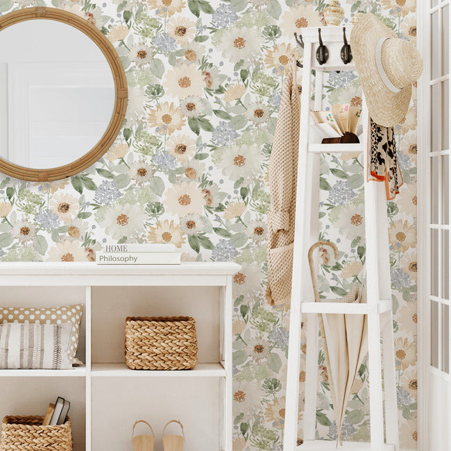 Clara Jean Southern Charm Peel & Stick Wallpaper Peel and Stick Wallpaper RoomMates   