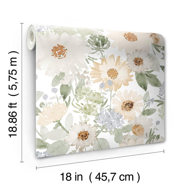 Clara Jean Southern Charm Peel & Stick Wallpaper Peel and Stick Wallpaper RoomMates   