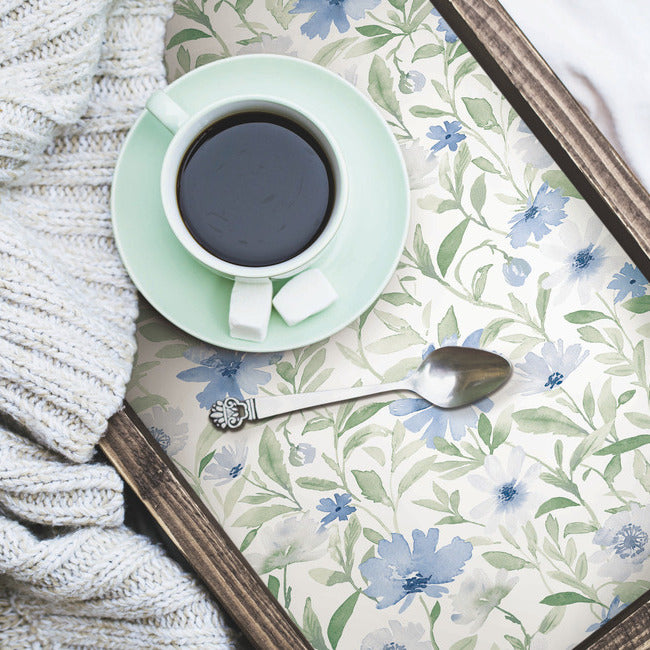 Clara Jean Flower Market Peel & Stick Wallpaper Peel and Stick Wallpaper RoomMates   