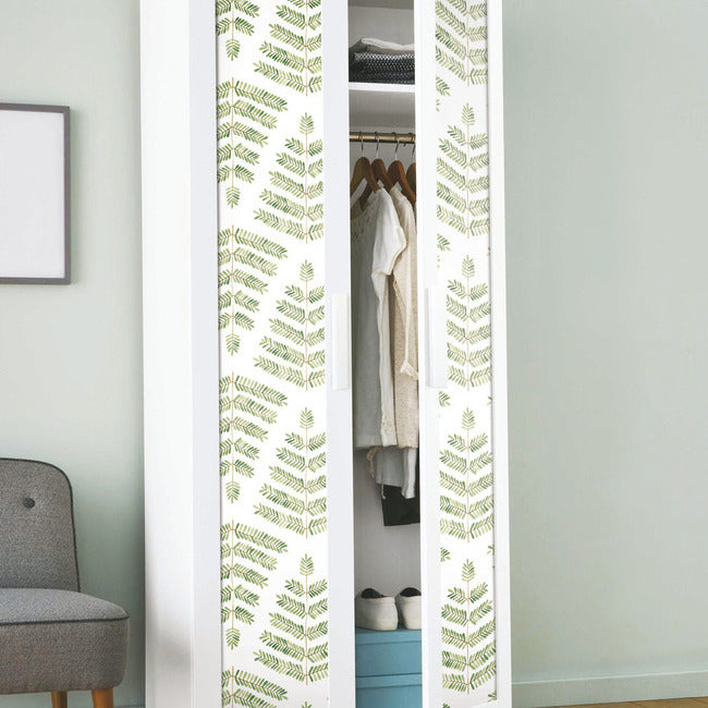 Cat Coquillette Leaflets Peel & Stick Wallpaper Peel and Stick Wallpaper RoomMates   