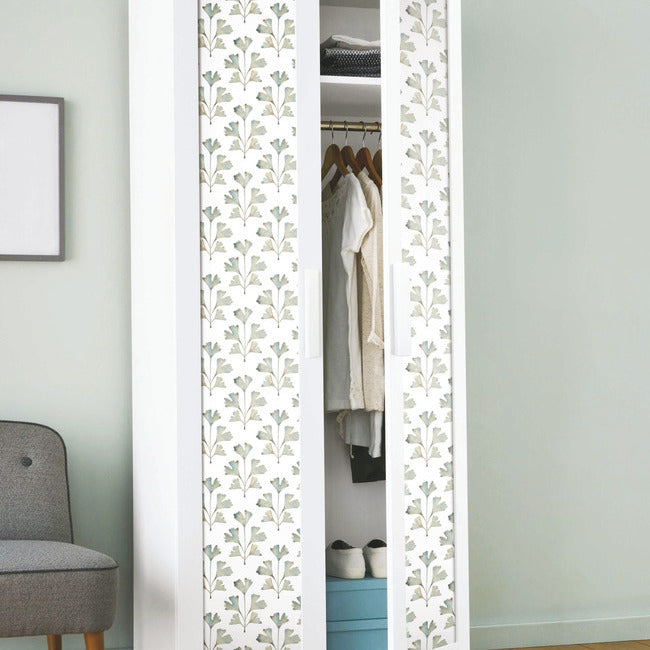 Cat Coquillette Gingko Peel & Stick Wallpaper Peel and Stick Wallpaper RoomMates   