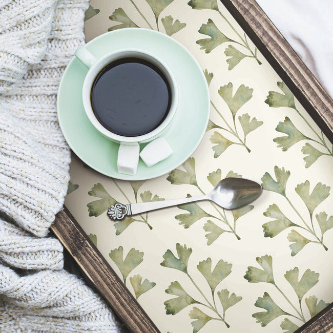 Cat Coquillette Gingko Peel & Stick Wallpaper Peel and Stick Wallpaper RoomMates   