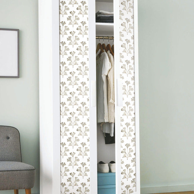 Cat Coquillette Gingko Peel & Stick Wallpaper Peel and Stick Wallpaper RoomMates   