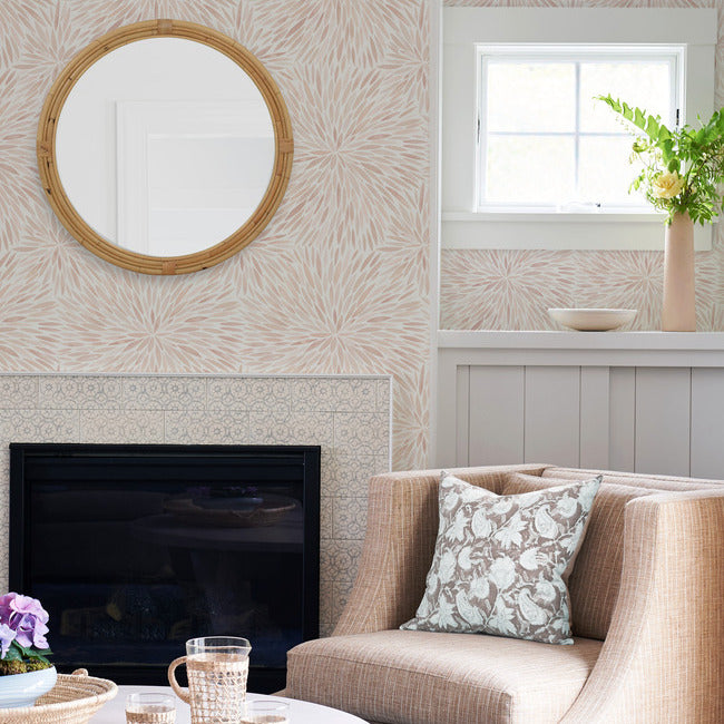 Cat Coquillette Burst Peel & Stick Wallpaper Peel and Stick Wallpaper RoomMates   