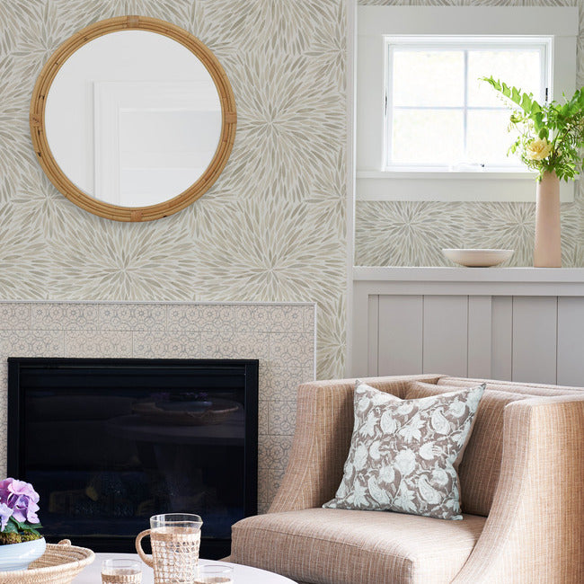 Cat Coquillette Burst Peel & Stick Wallpaper Peel and Stick Wallpaper RoomMates   