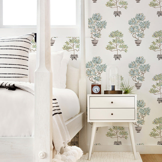 Cat Coquillette Bonsai Peel & Stick Wallpaper Peel and Stick Wallpaper RoomMates   