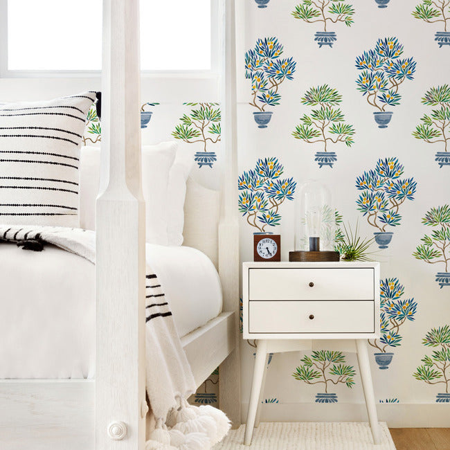 Cat Coquillette Bonsai Peel & Stick Wallpaper Peel and Stick Wallpaper RoomMates   