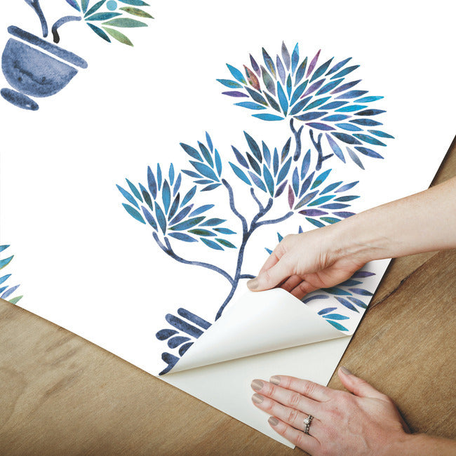 Cat Coquillette Bonsai Peel & Stick Wallpaper Peel and Stick Wallpaper RoomMates   