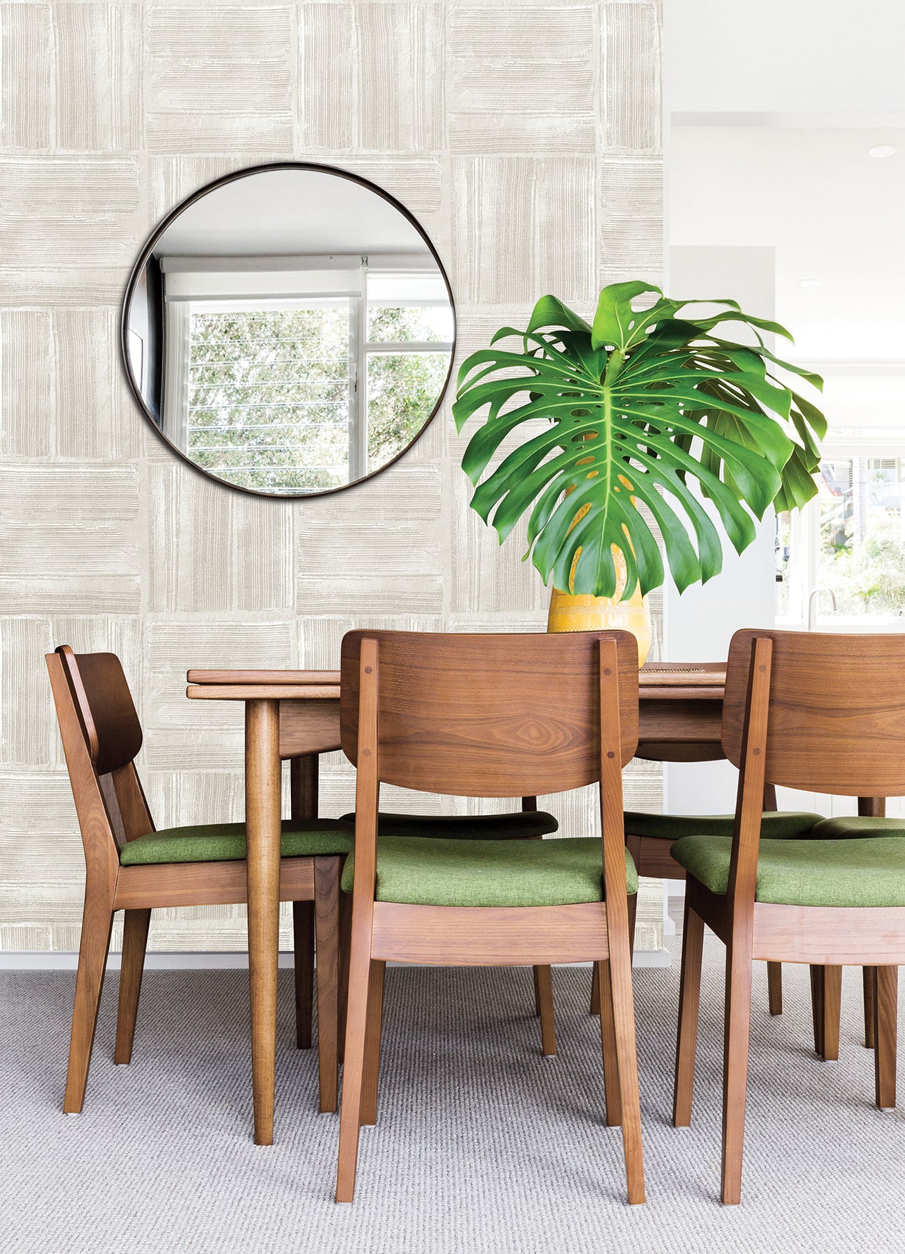 Dimensional Square Plaster Peel and Stick Wallpaper Peel and Stick Wallpaper RoomMates   