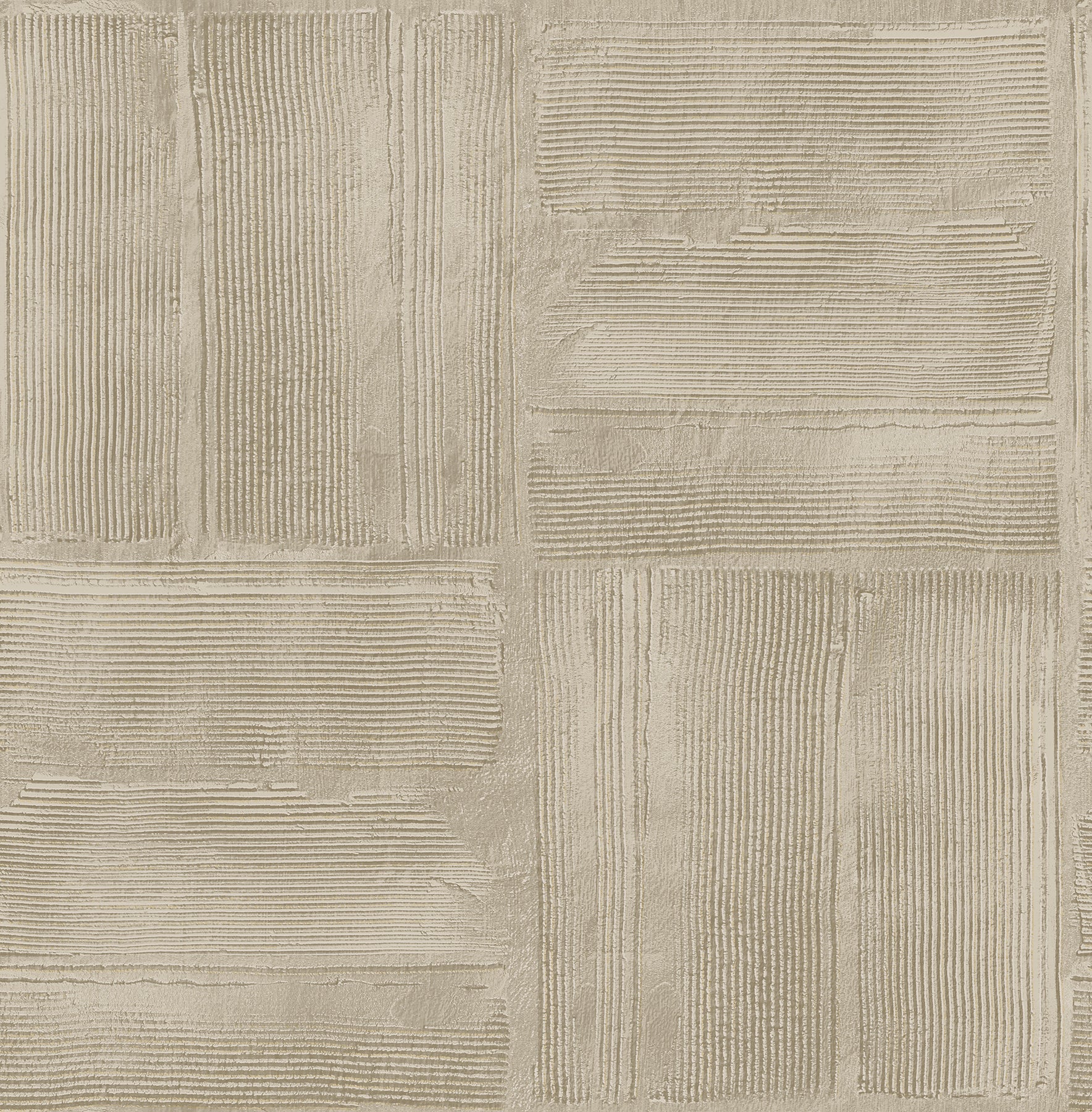 Dimensional Square Plaster Peel and Stick Wallpaper Peel and Stick Wallpaper RoomMates Roll Taupe 