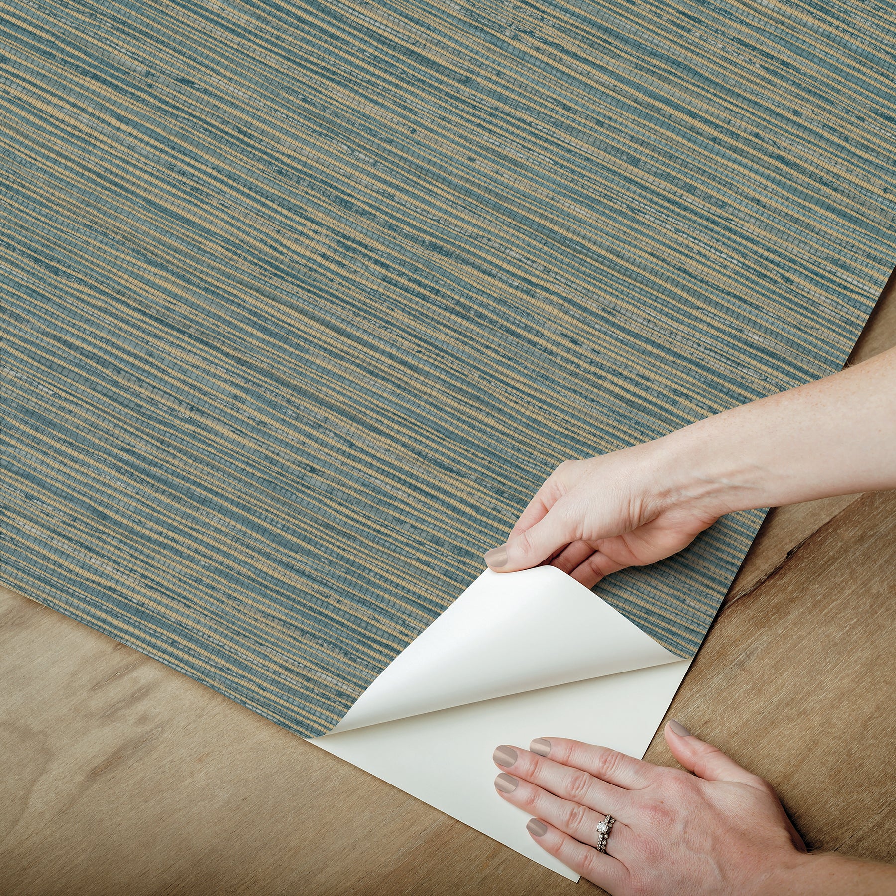 Dimensional Grasscloth Peel and Stick Wallpaper Peel and Stick Wallpaper RoomMates   