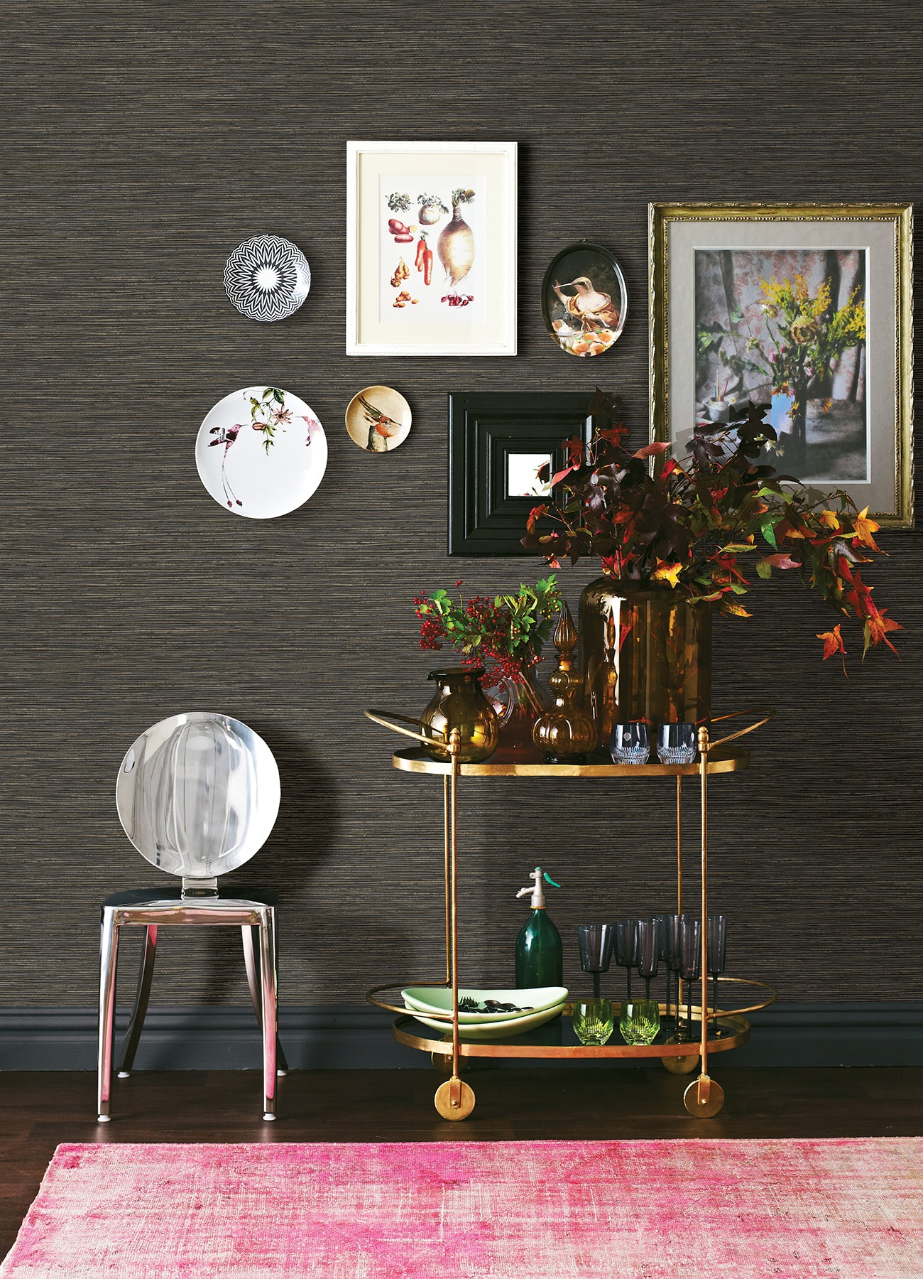 Dimensional Grasscloth Peel and Stick Wallpaper Peel and Stick Wallpaper RoomMates   