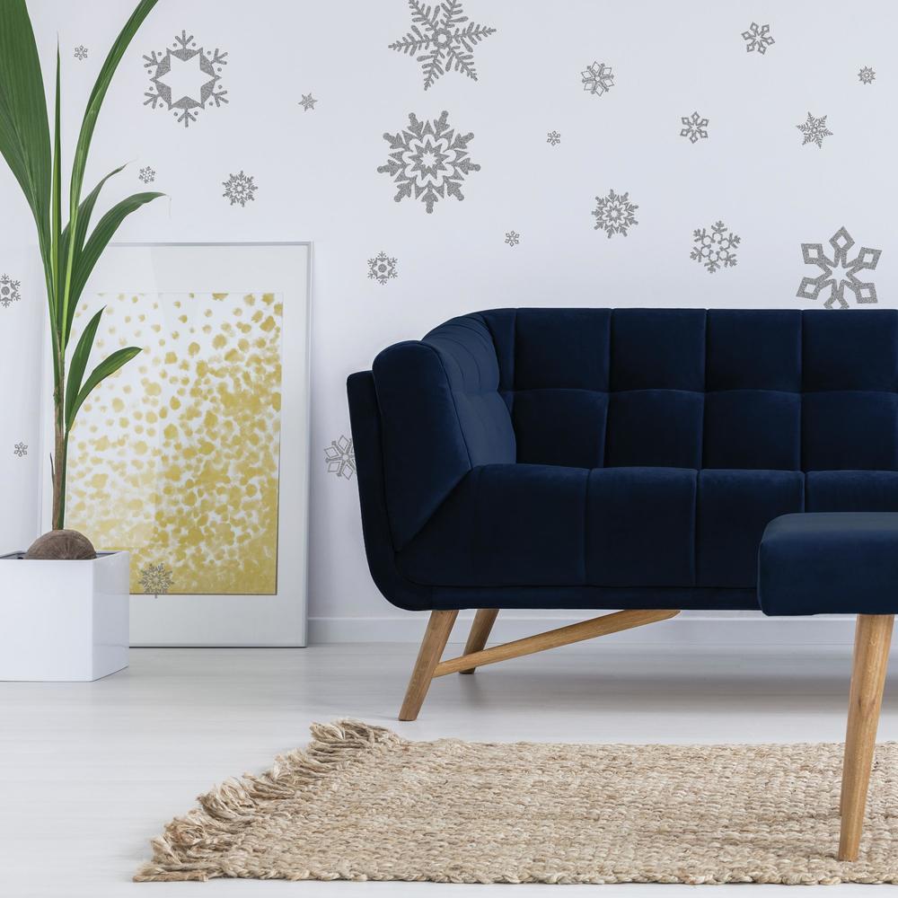 Glitter Snowflakes Wall Decals Wall Decals RoomMates   