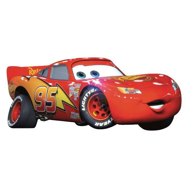 Cars Lightning McQueen Giant Wall Decal Wall Decals RoomMates   